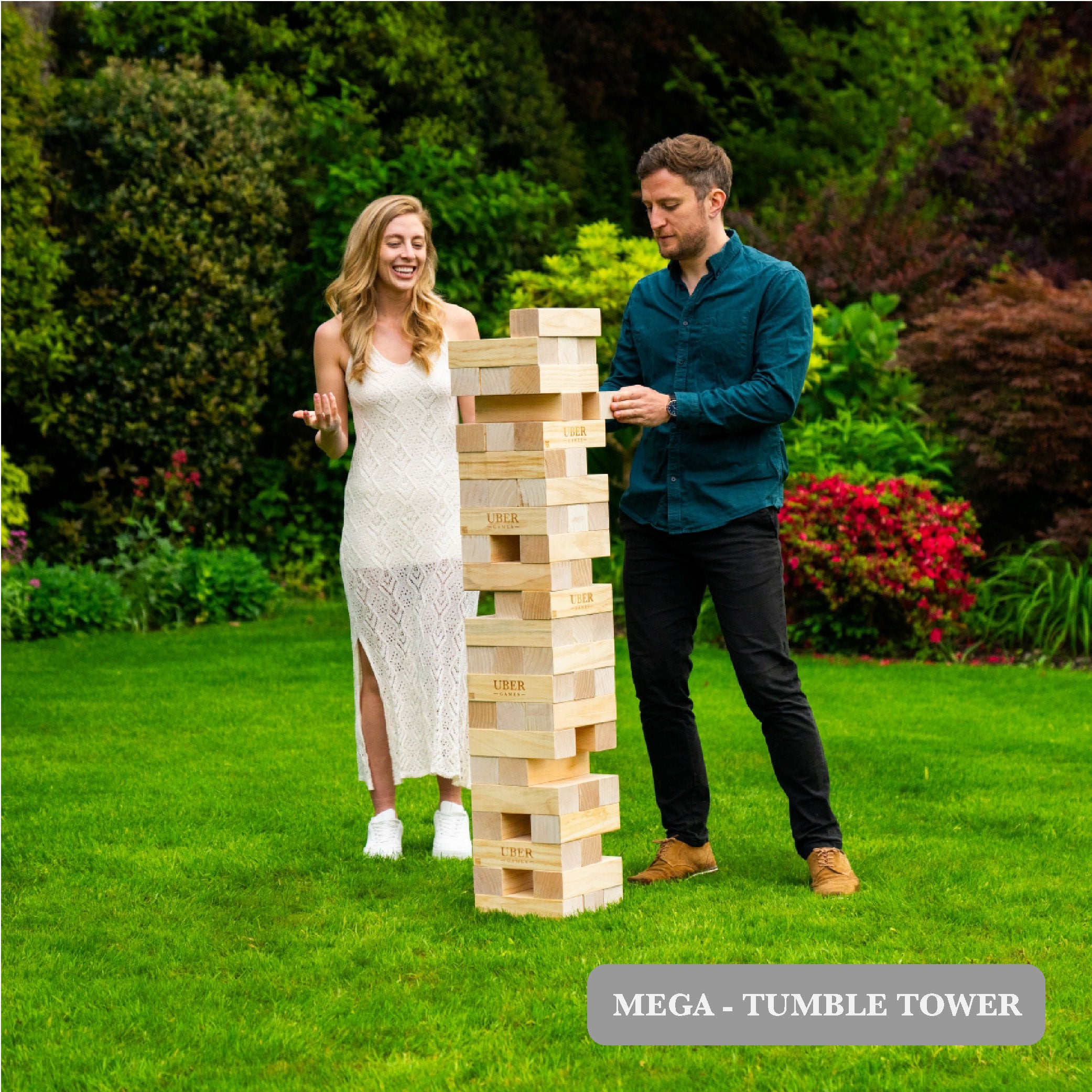 Giant Tumble Towers - Pine Wood