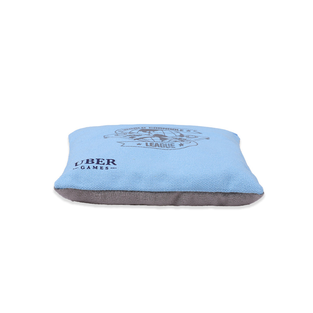 World Cornhole League Cornhole Bean Bags - 4 Sky & 4 Coral