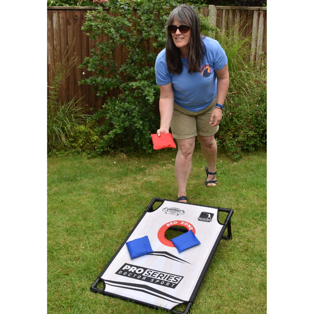 Dr Sport – Travel Cornhole PVC - 90 x 60cm Double Board Set