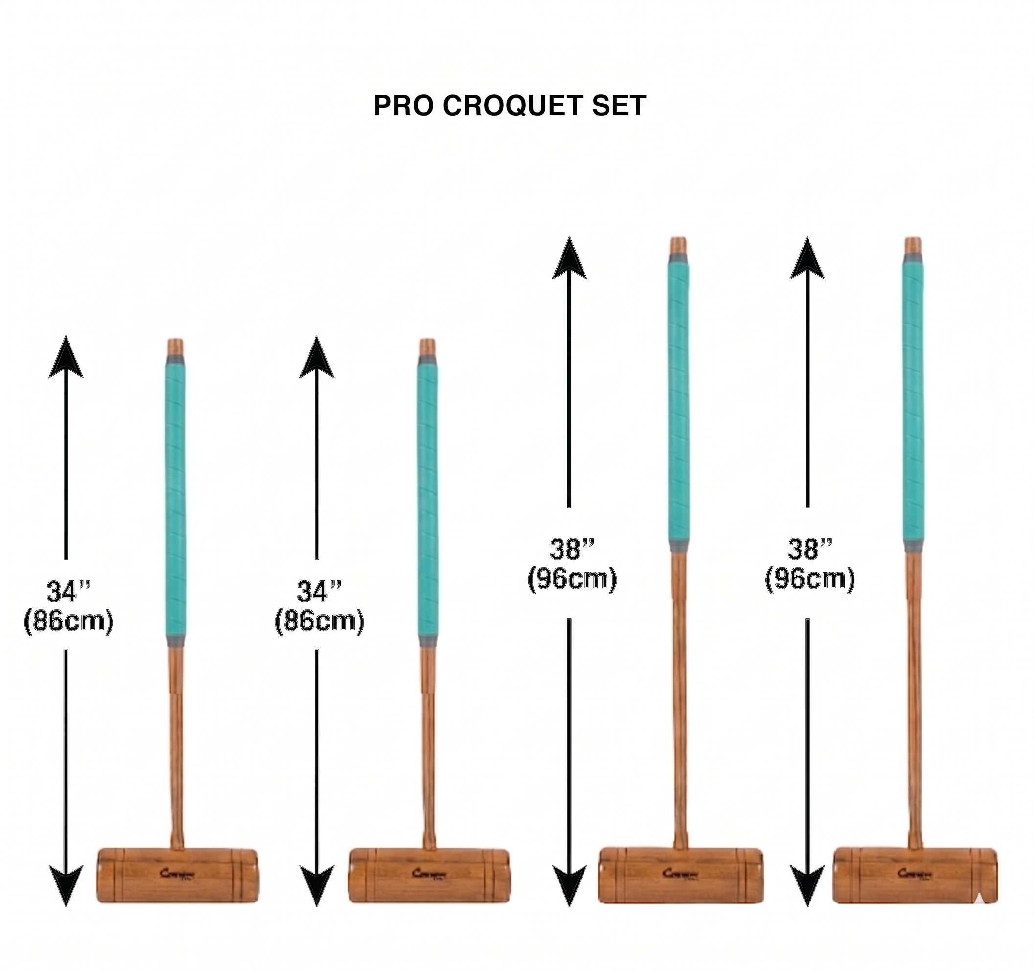 Pro Croquet Set  - 4 Player