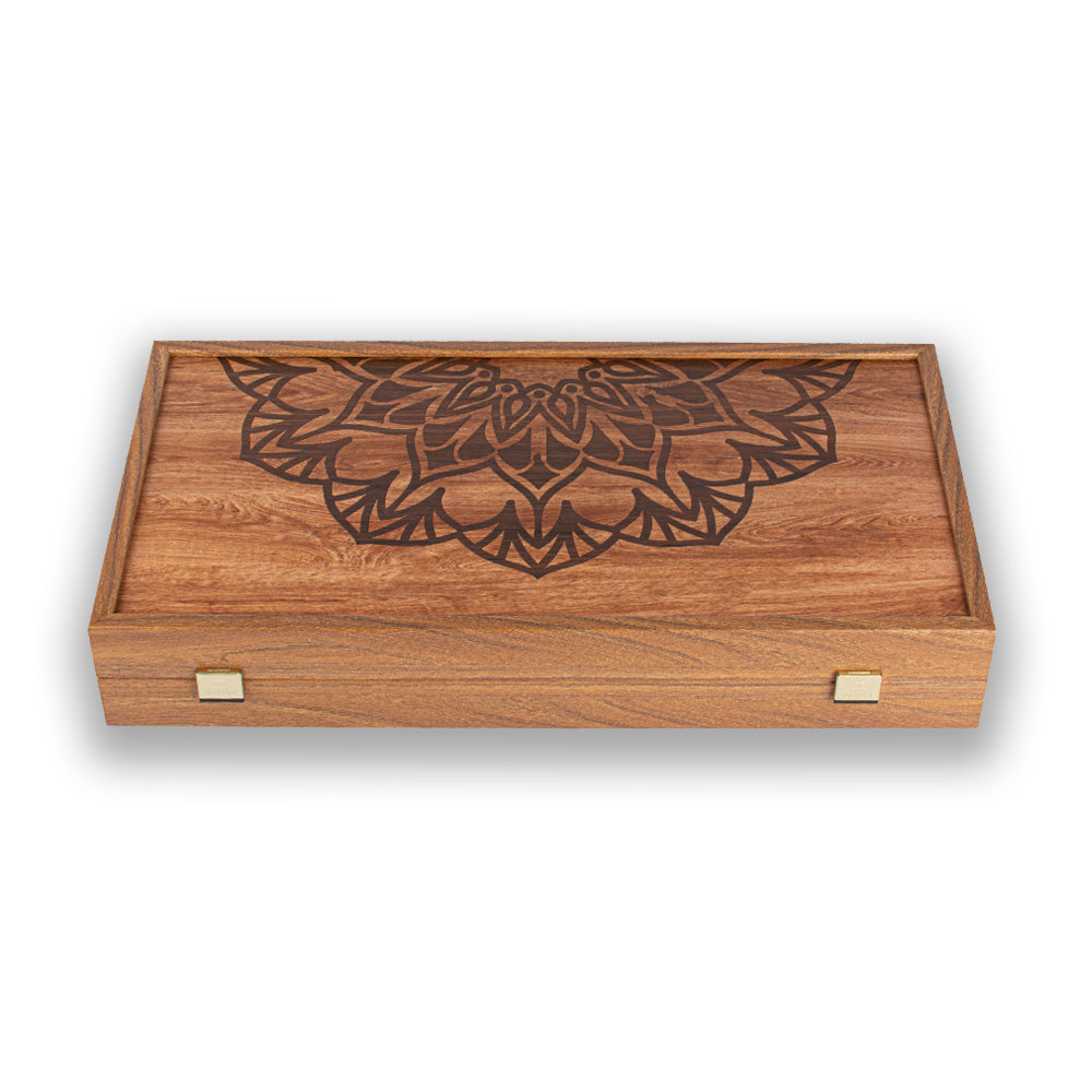 Manopoulos Mandala Art Premium Backgammon Set