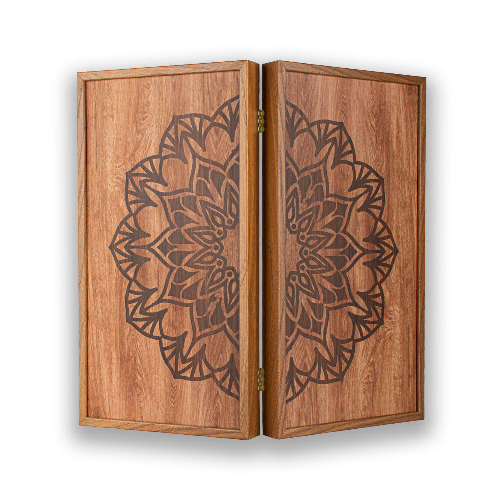 Manopoulos Mandala Art Premium Backgammon Set