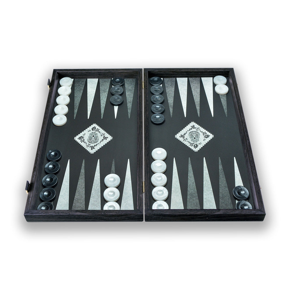 Manopoulos Dia de Los Muertos Art Premium Backgammon Set