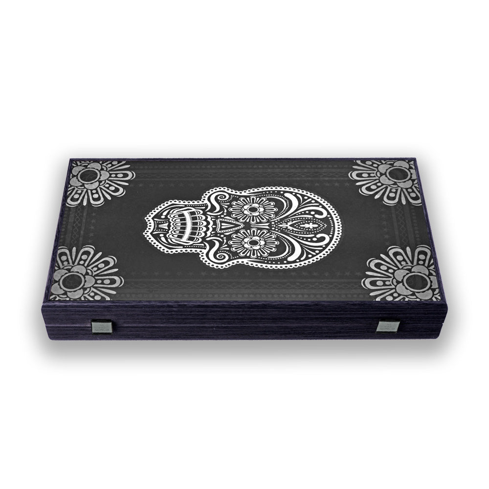 Manopoulos Dia de Los Muertos Art Premium Backgammon Set