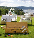 Wooden Croquet Set Box
