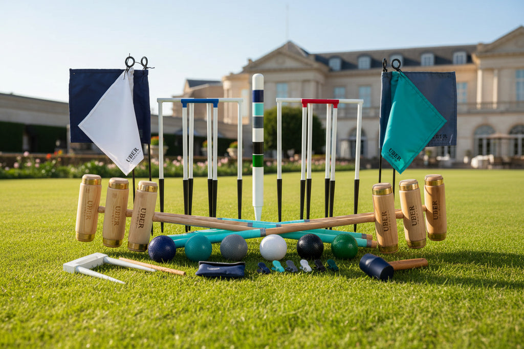 Executive Croquet Set - 6 Player Uber Colours