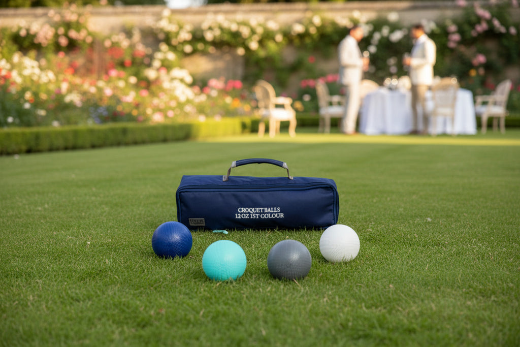 Set of 4 Composite Croquet Balls - 12oz - Uber Games Colours