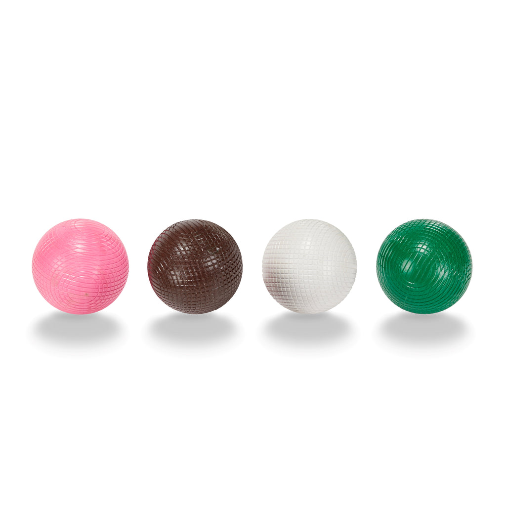 Set of 4 Composite Croquet Balls - 12oz - in 2 colour sets