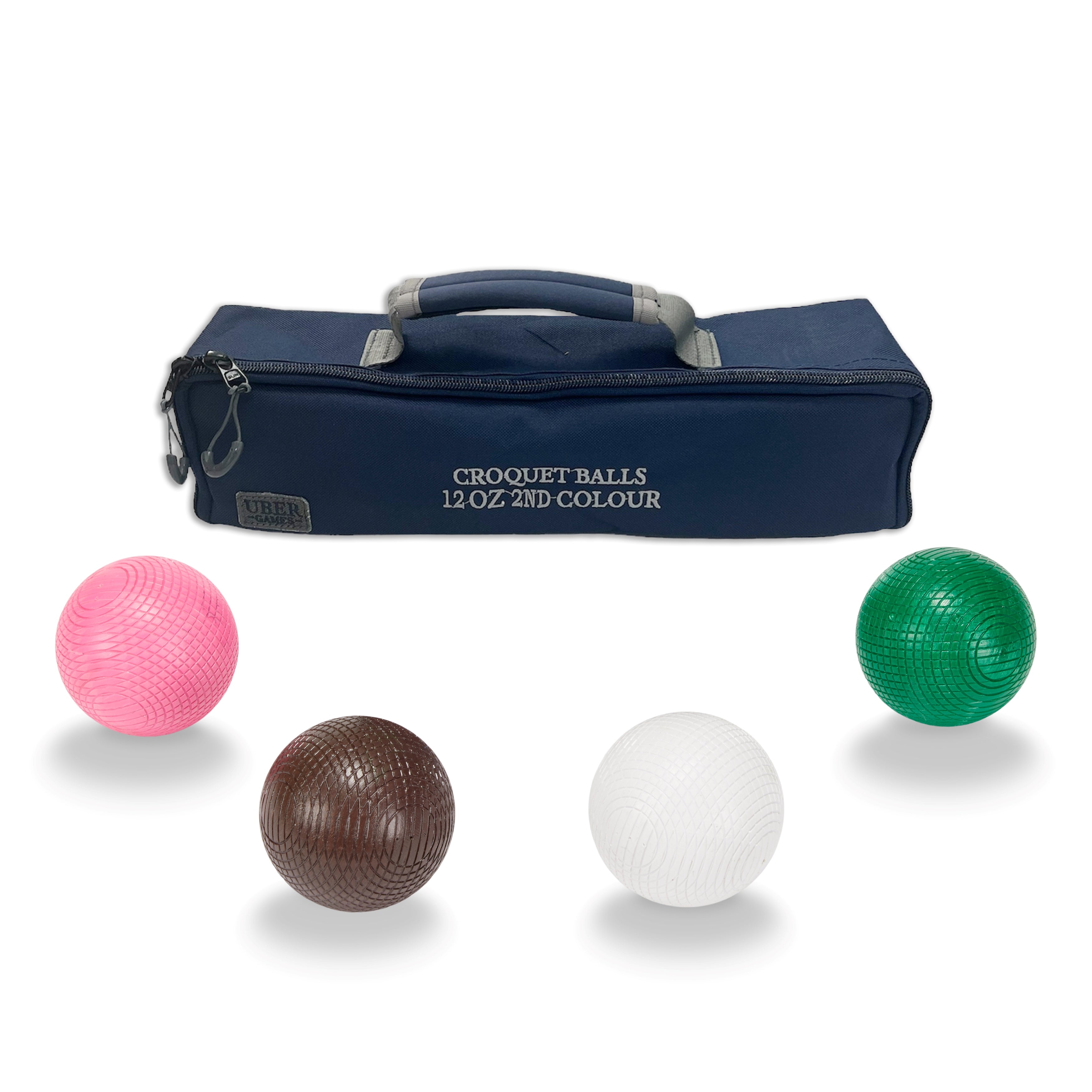 Set of 4 Composite Croquet Balls - 12oz - in 2 colour sets