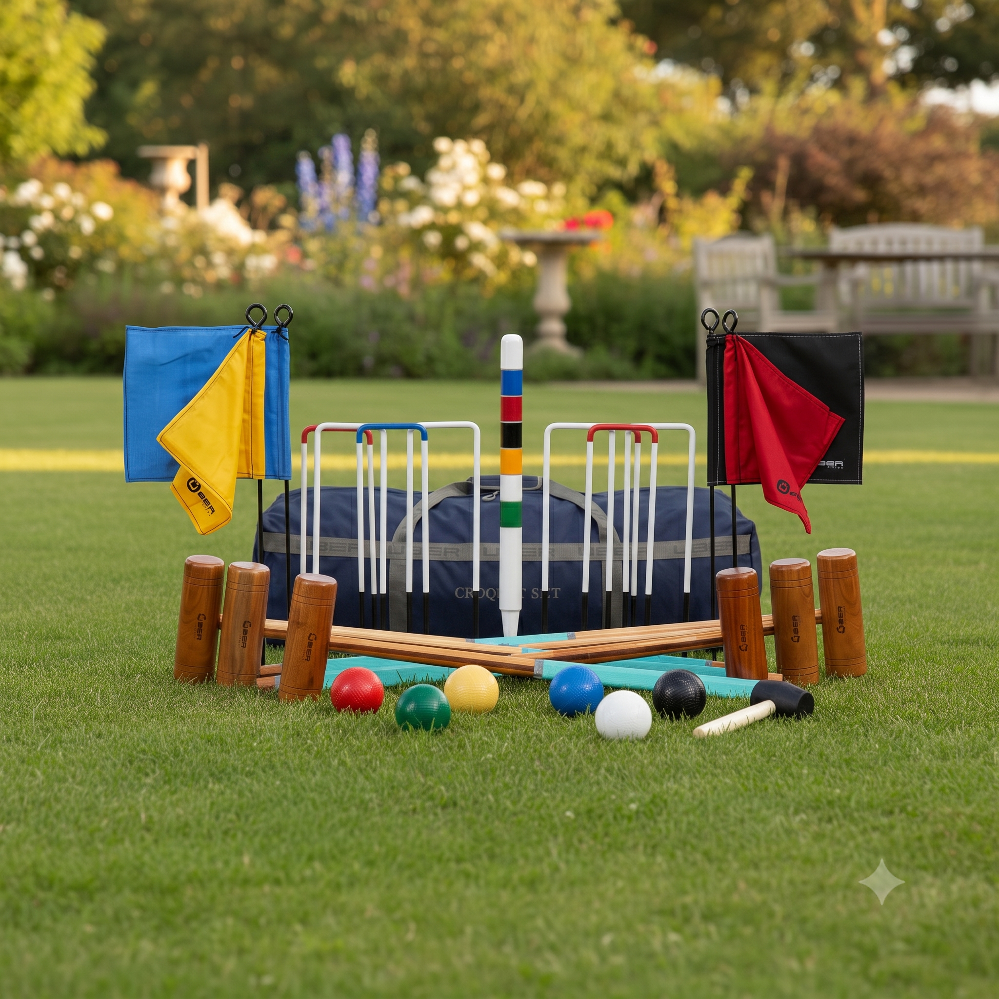 Garden Croquet Set - 6 Player