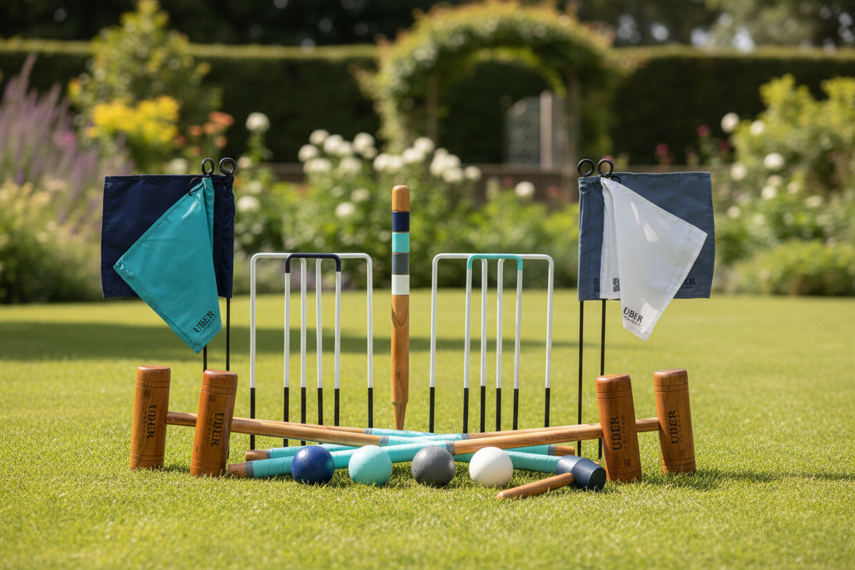 Garden Croquet Set - 4 Player - Uber Games Colours