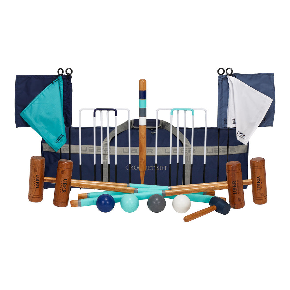 Garden Croquet Set - 4 Player - Uber Games Colours
