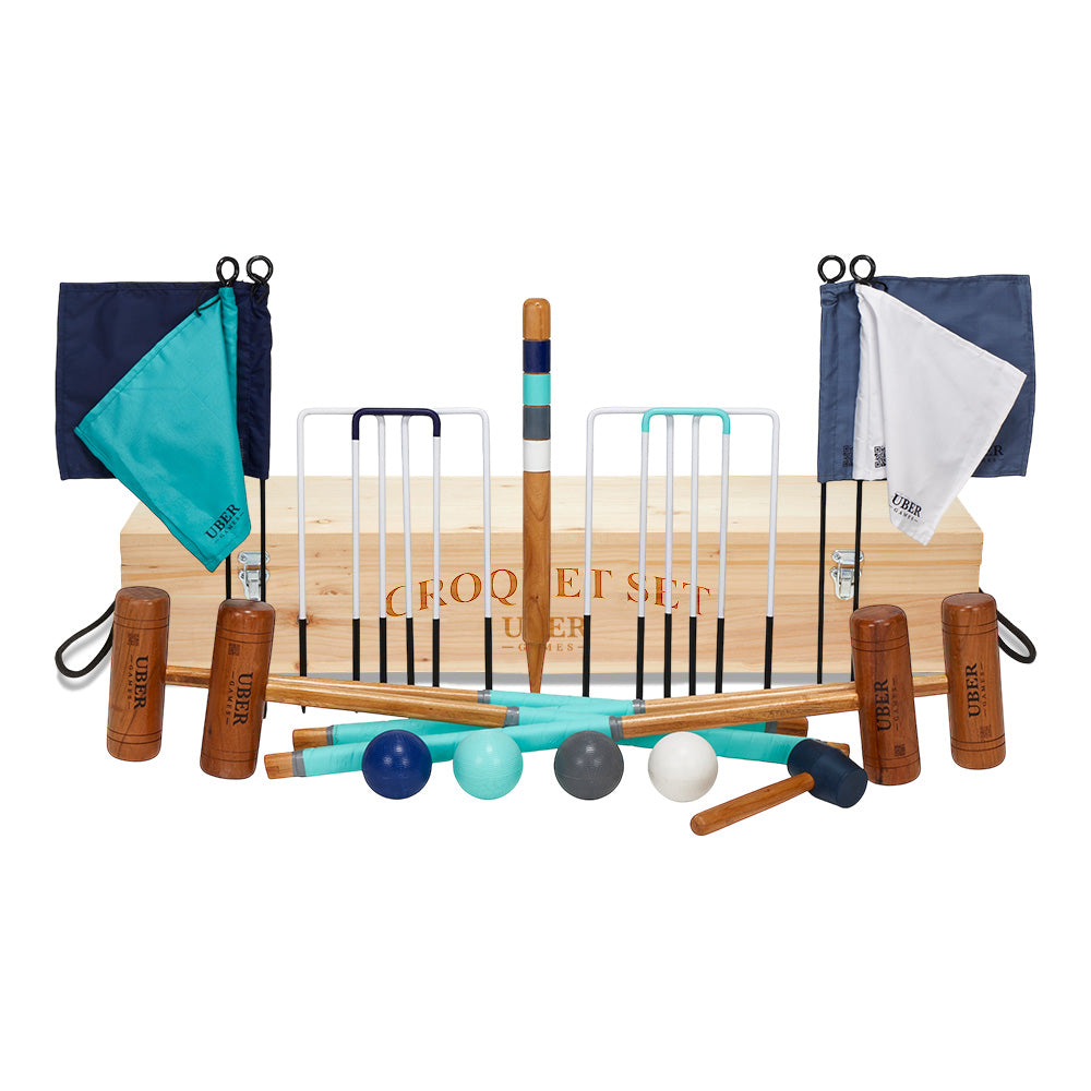 Garden Croquet Set - 4 Player - Uber Games Colours
