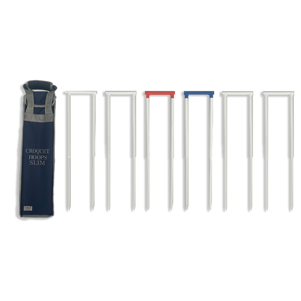 Set of 6 x Club Croquet Hoops - Slim
