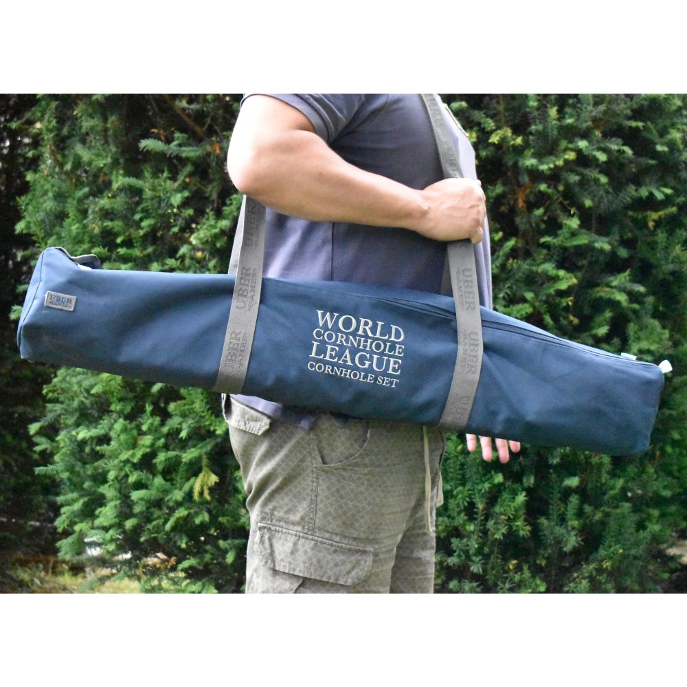 World Cornhole League Portable PVC Framed - 90 x 60cm - Double Board Set
