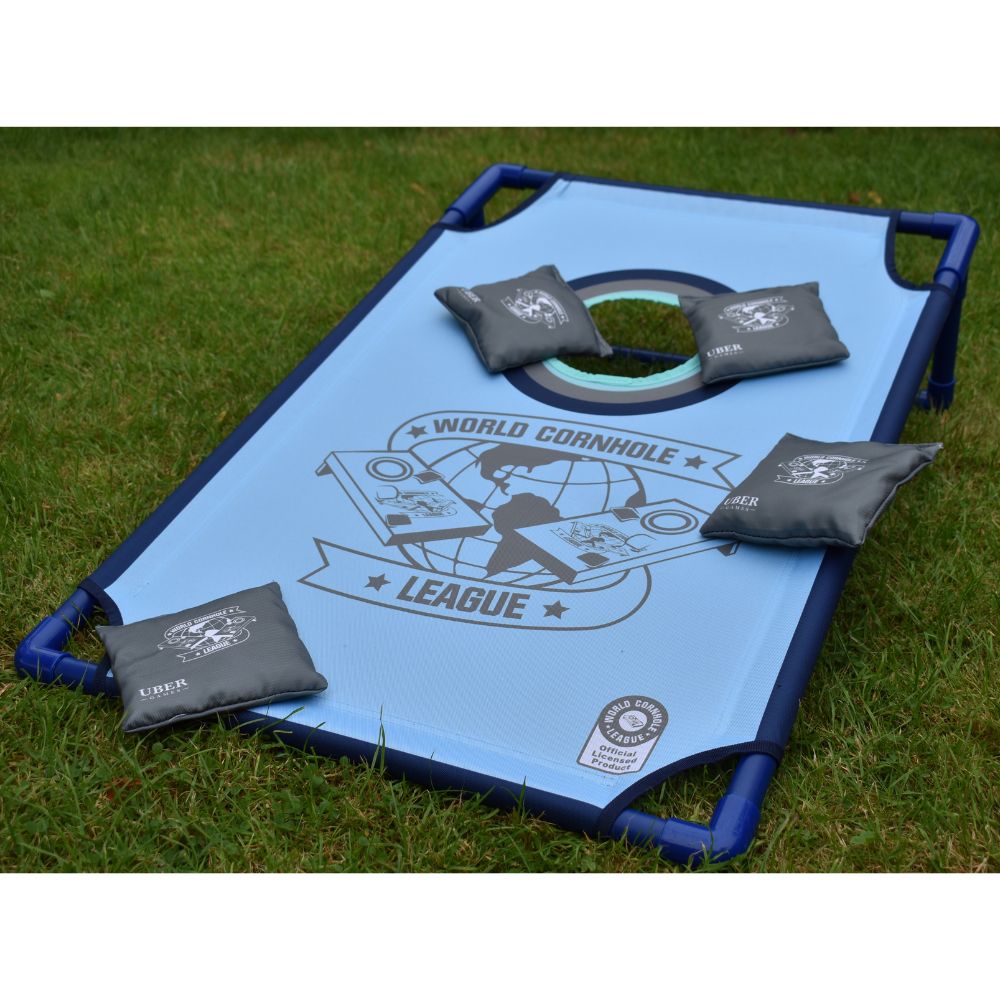 World Cornhole League Portable PVC Framed - 90 x 60cm - Double Board Set