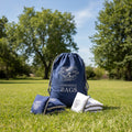World Cornhole League Cornhole Bean Bags - 4 Navy & 4 White