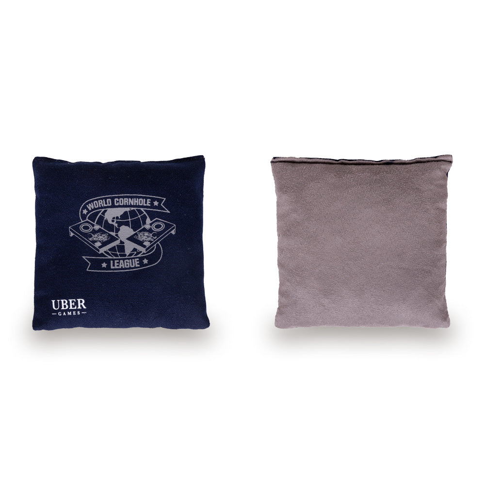 World Cornhole League Cornhole Bean Bags - 4 Navy & 4 White
