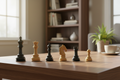Uber Games Columbian Ebony Chess Set & Box – 4.5″ King