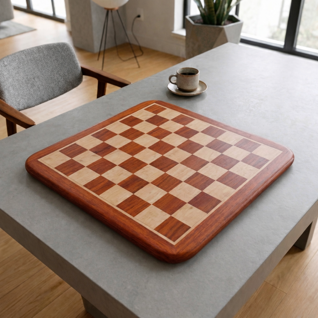 Premium Sheesham Wood Chess Board – 21″ x 21″