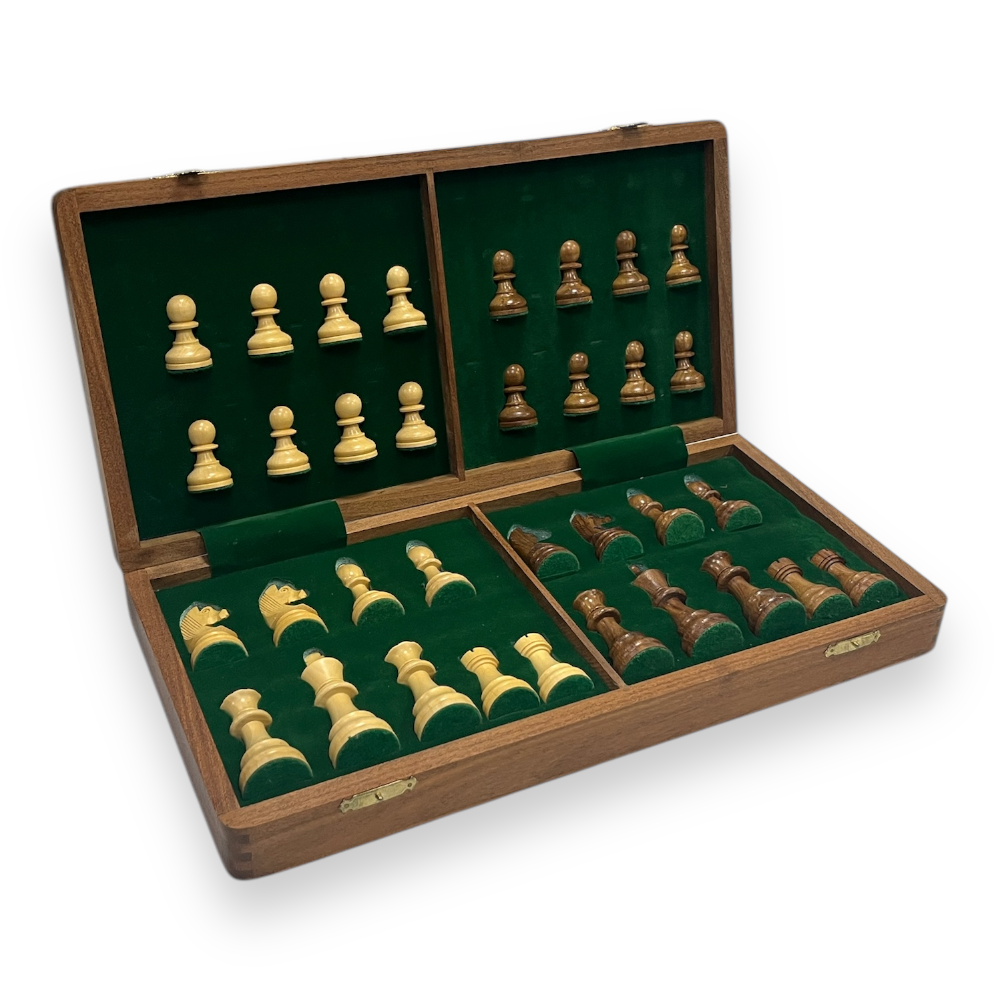 Classic Stallion Folding Chess Set - 4 sizes