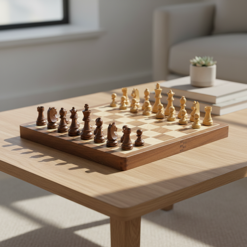 Classic Stallion Folding Chess Set - 4 sizes