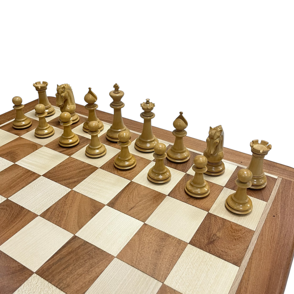 Uber Games Sultan Acacia Chess Set & Box – 3.75″ King