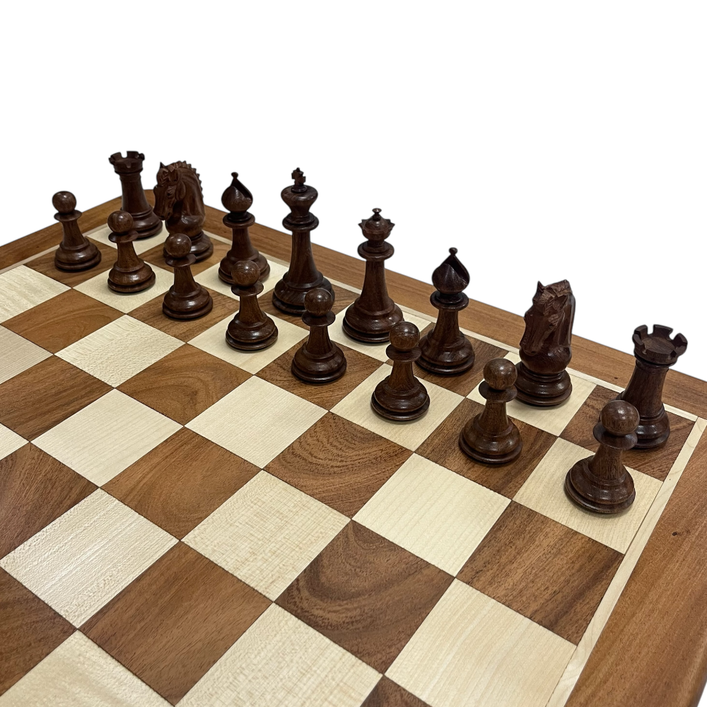 Uber Games Sultan Acacia Chess Set & Box – 3.75″ King