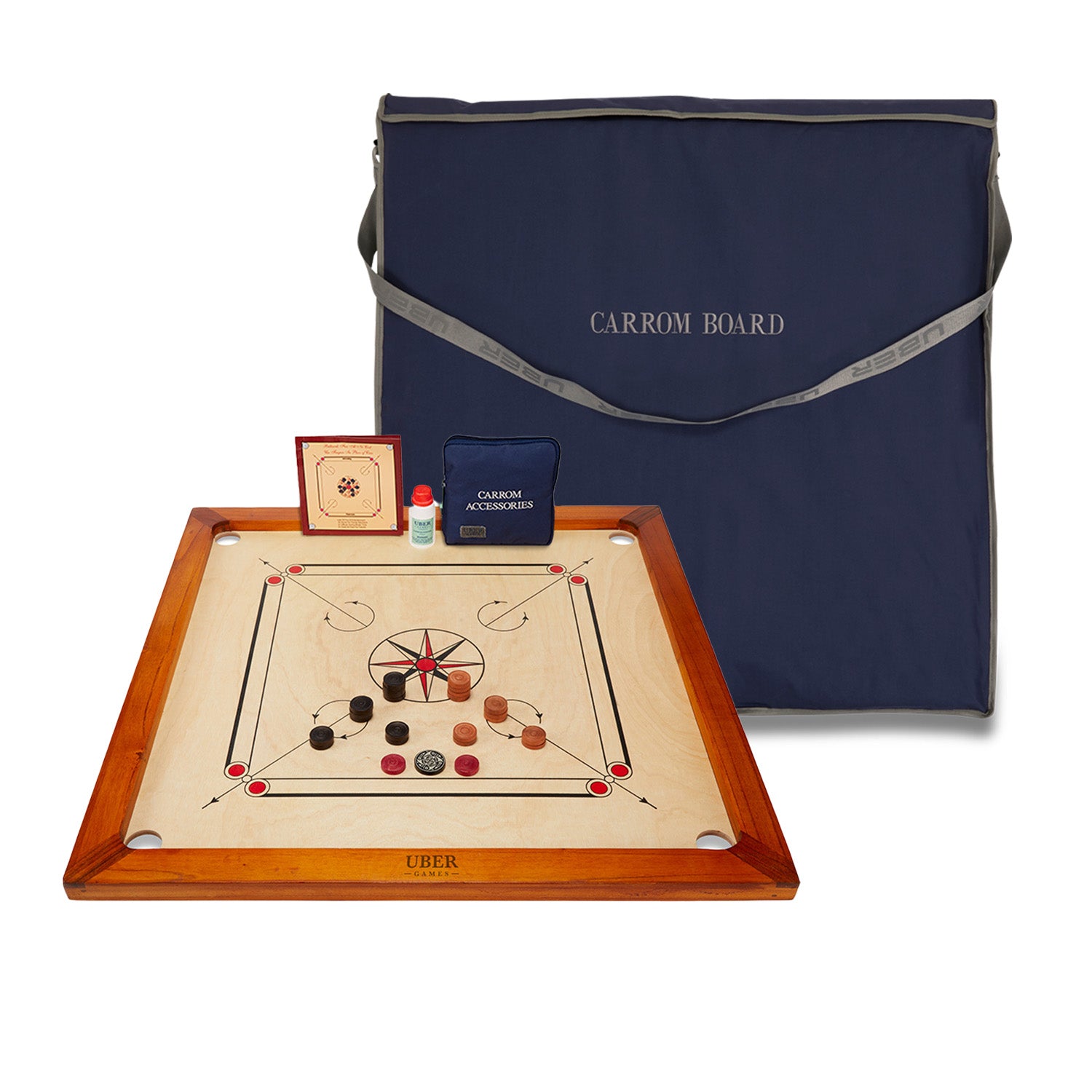 Premium Carrom Board Package