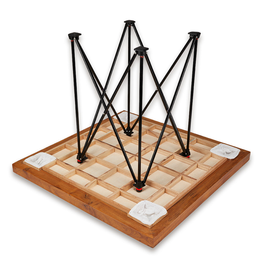 Collapsible & Fully Adjustable Carrom Stand