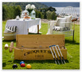 Wooden Croquet Set Box ((Croquet Set Not Included))