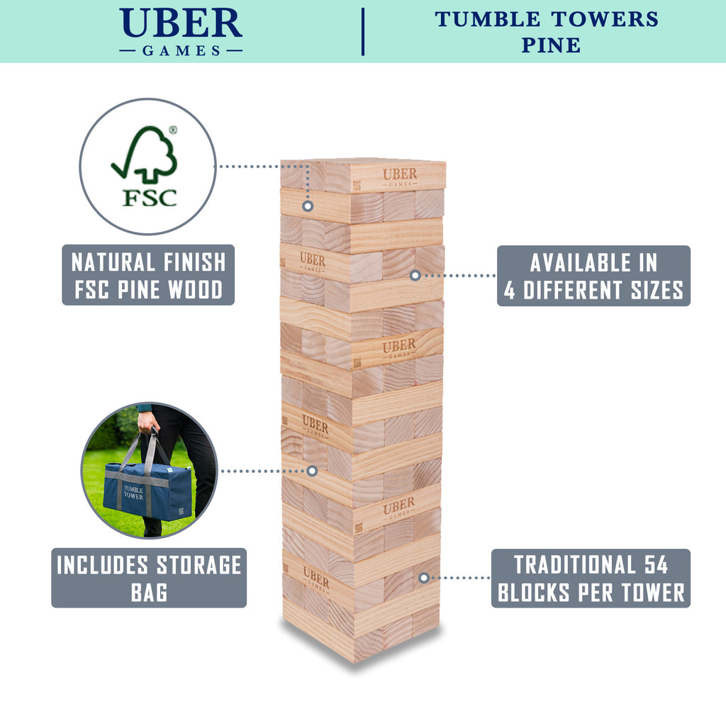 Giant Tumble Towers - Pine Wood