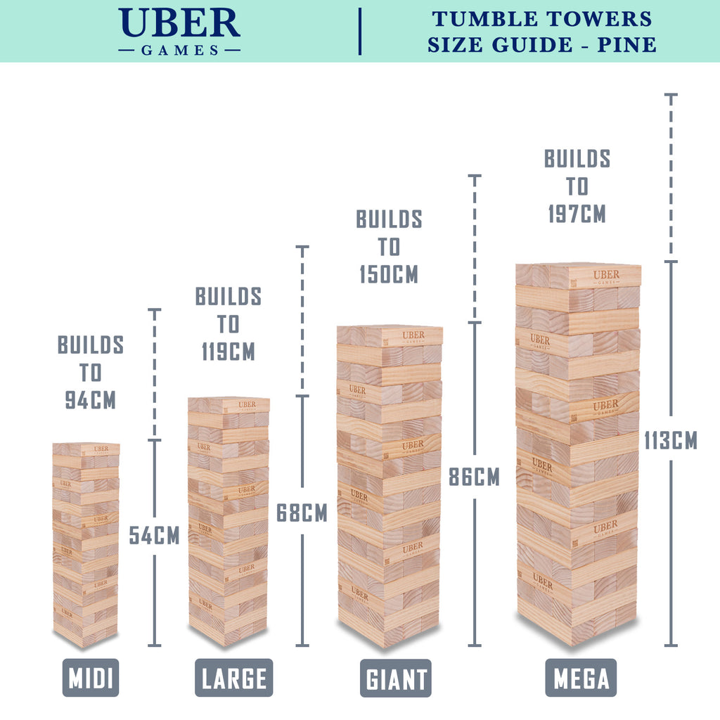Giant Tumble Towers - Pine Wood