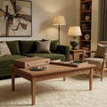 Manopoulos Walnut with Green Oak Luxury Backgammon Set