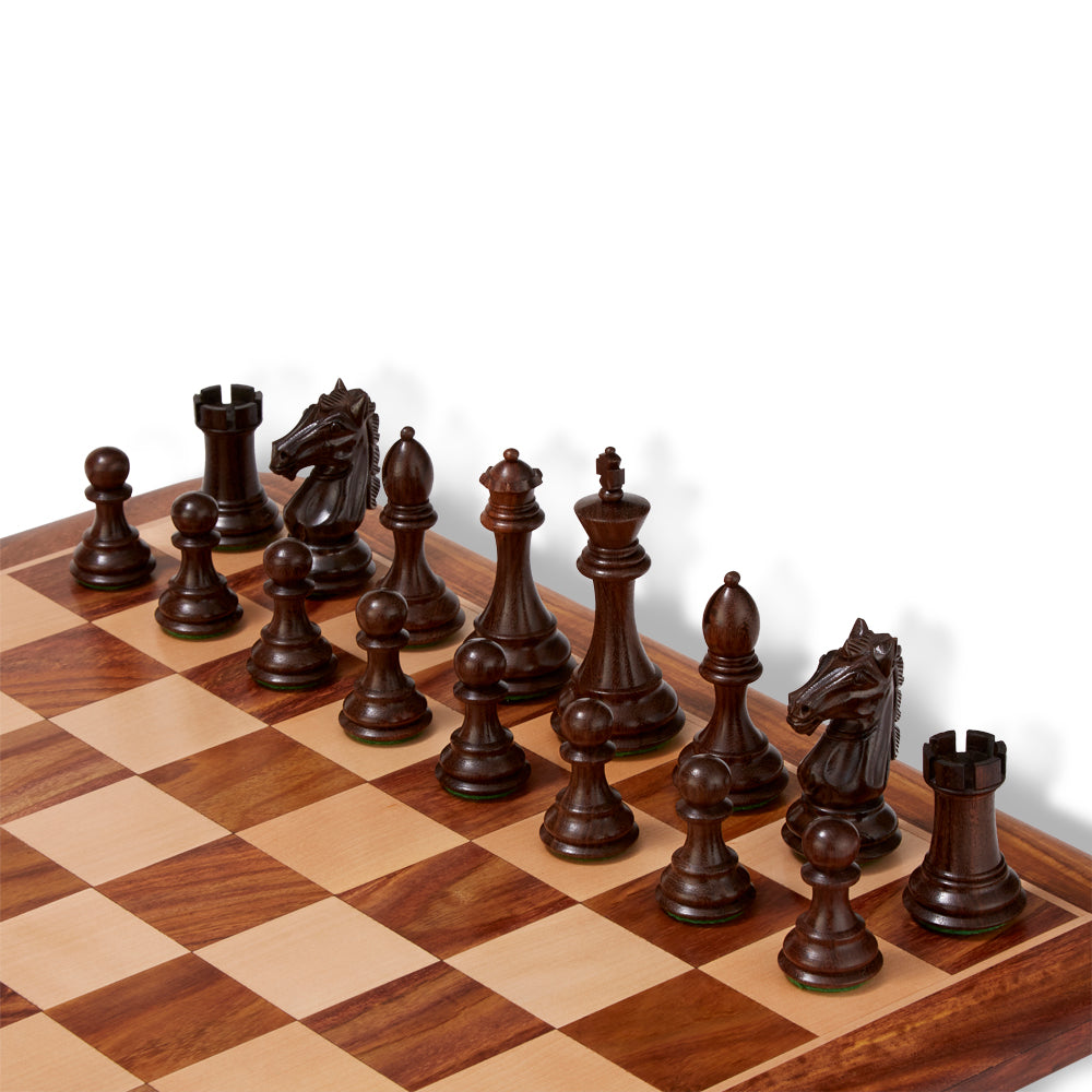Uber Games Alban Sheesham Chess Pieces & Box – 3.75″ King