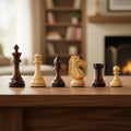 Uber Games Alban Sheesham Chess Pieces & Box – 3.75″ King