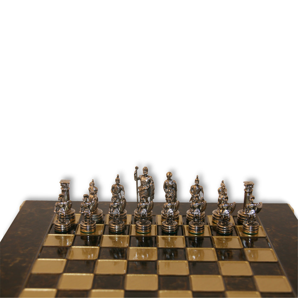 Greek Roman Chess Set & Board