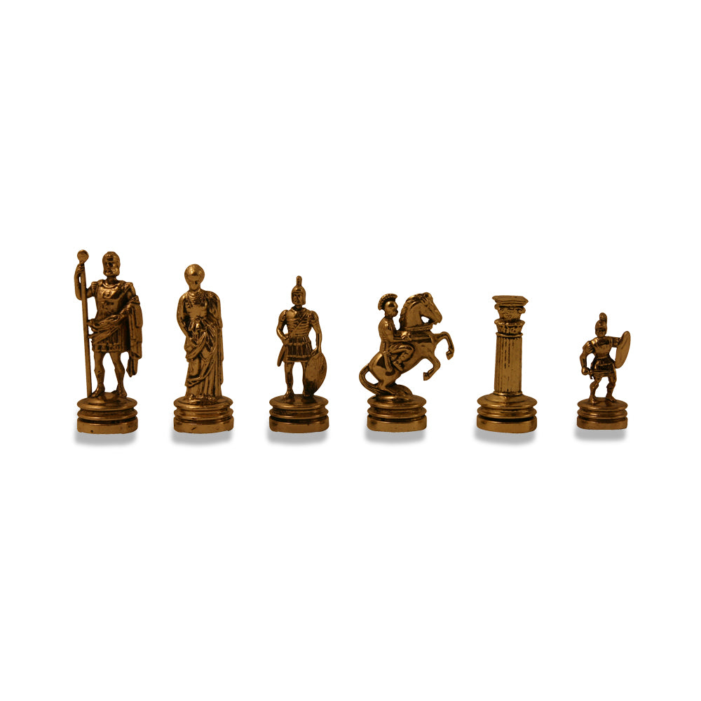 Greek Roman Chess Set & Board
