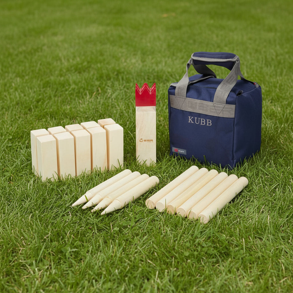 Kubb - Outdoor Viking Chess for Garden & Lawn Play