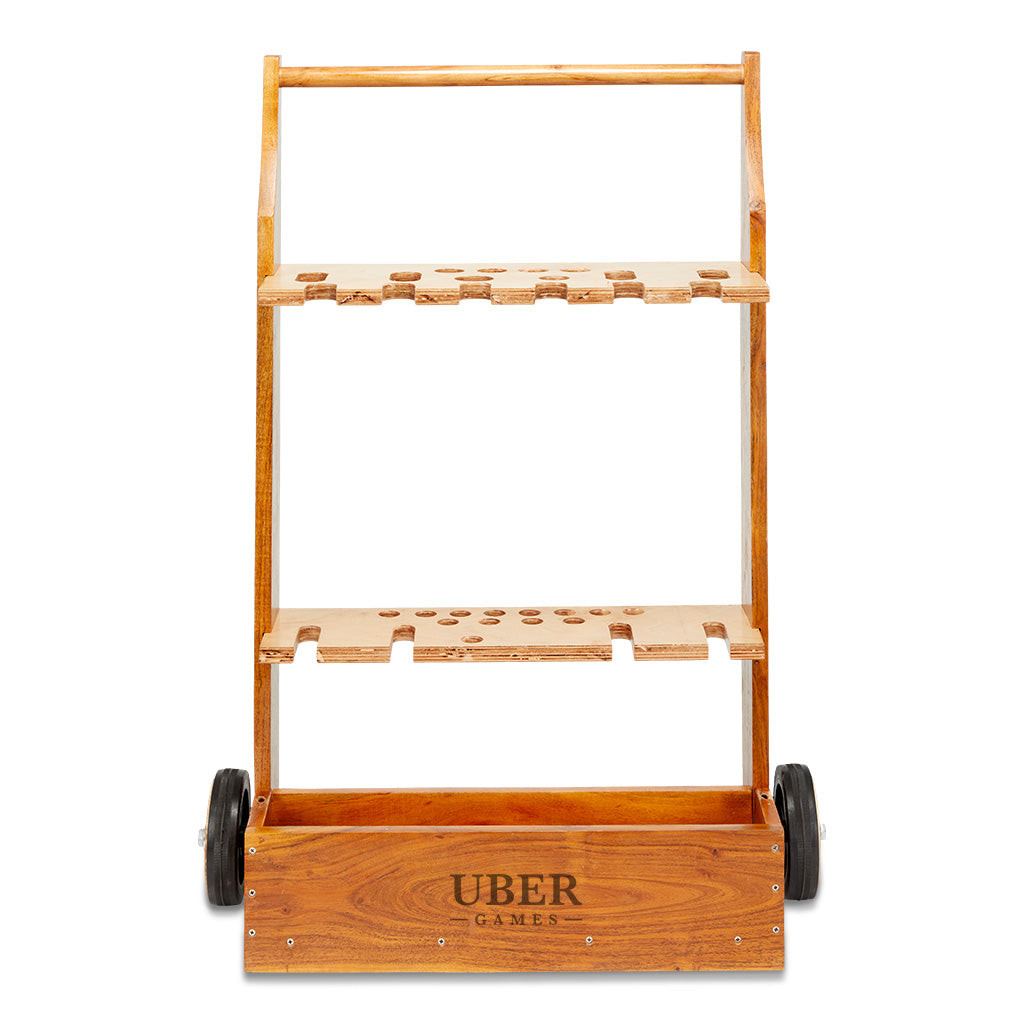Wooden Croquet Trolley