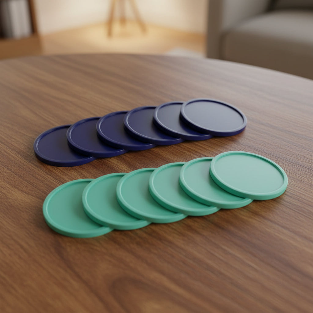 Additional Mega 4 Coins - 6 Navy - 6 Sky