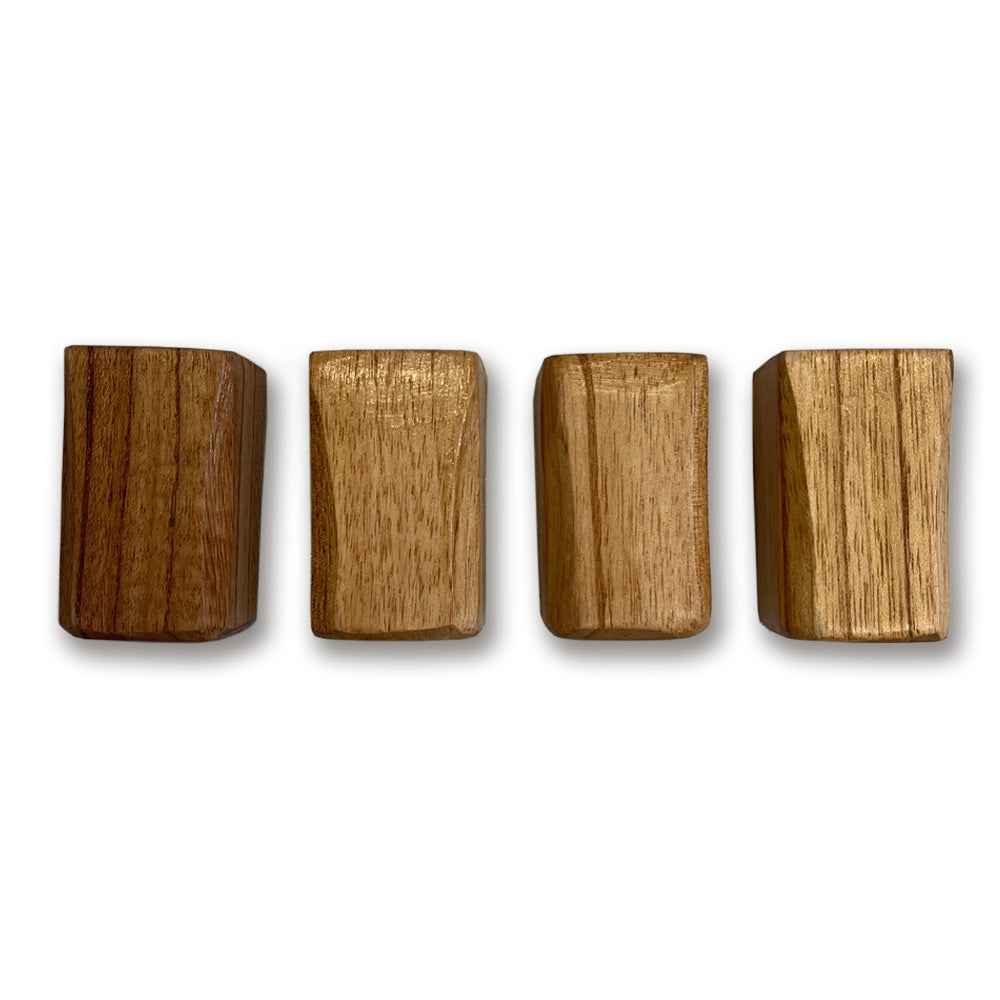 Carrom Board Feet Set– set of 4 Hardwood Board feet