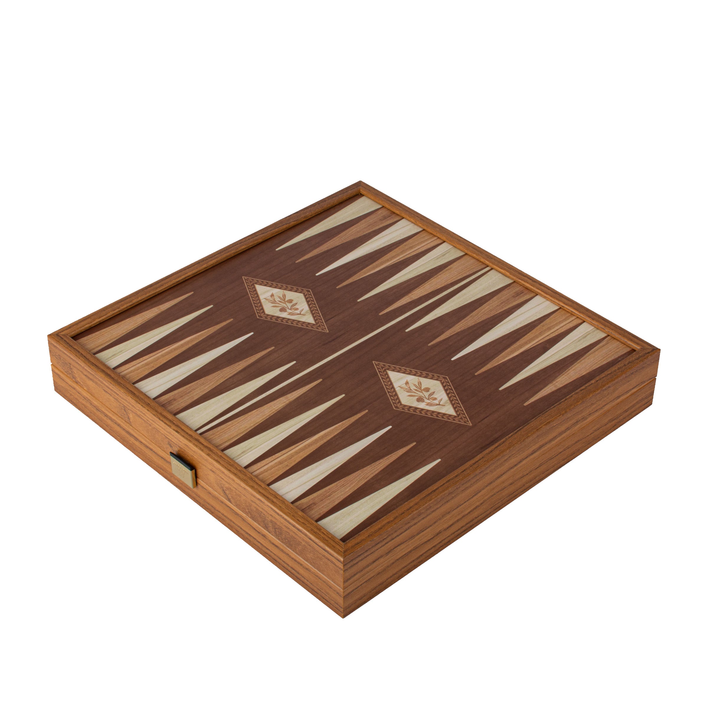 Manopoulos - Classic 4 in 1 Combo Games Set in Walnut replica wooden case