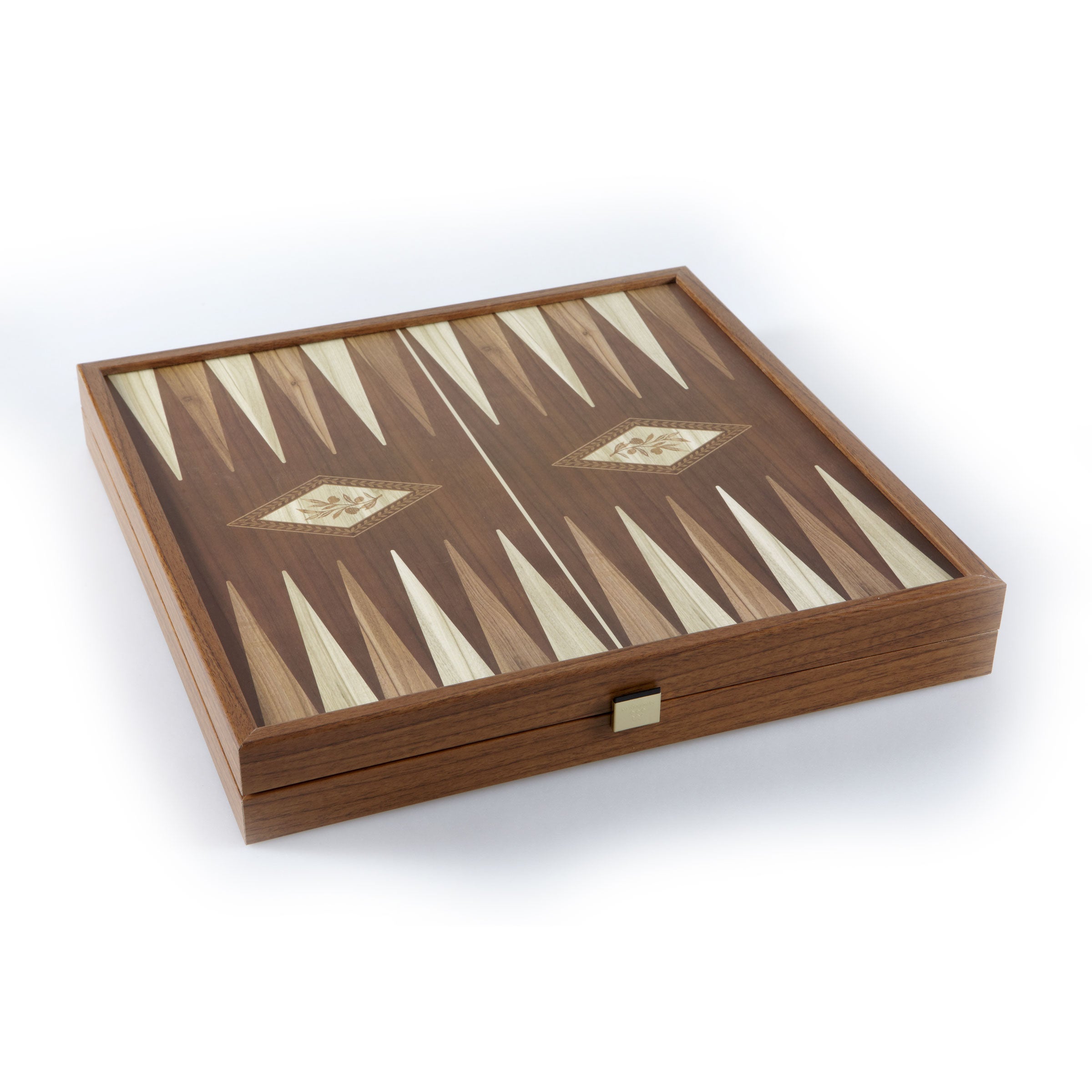 Manopoulos - Classic 2-in-1 Combo Games Set in Walnut replica wooden case (Large)